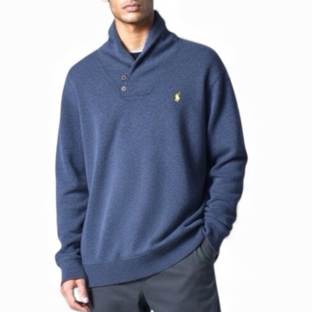 Ralph Lauren Polo Sweater Jersey with  Shawl Collar Pullover